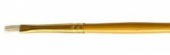 Кисть художественная щетина Гамма "Студия", плоская №2, длинная ручка